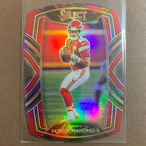 🔥PATRICK MAHOMES REFRACTOR RED DIE CUT ~ 2020 PANINI SELECT FOOTBALL… - Picture 3 of 5